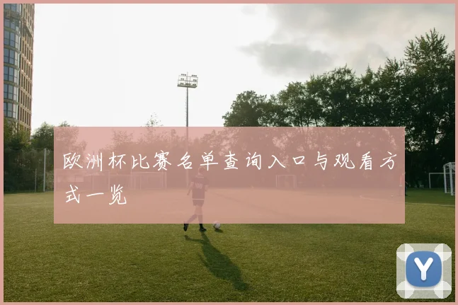 欧洲杯比赛名单查询入口与观看方式一览